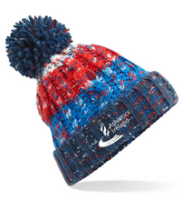 Load image into Gallery viewer, Athletics Ireland Four Colour Pom Pom Hat