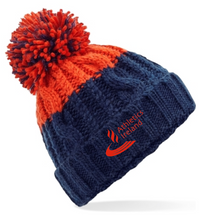 Load image into Gallery viewer, Athletics Ireland Two Colour Pom Pom Hat