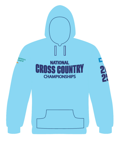 PRE-ORDER National Juvenile Cross Country UNEVEN AGE Championship 2025 Hoodie (December 7th Names)