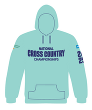 Load image into Gallery viewer, PRE-ORDER National Juvenile Cross Country EVEN AGE Championship 2025 Hoodie (November 23rd Names)