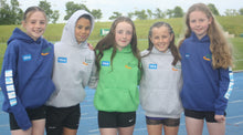 Load image into Gallery viewer, IN STOCK National Childrens Games, U12 Championships &amp; U9-U12 Inter Club Relays 2024 Hoodie (June 23rd Names)