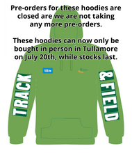 Load image into Gallery viewer, PRE-ORDER National Juvenile B Track &amp; Field Championships and U13-U19 Inter Club Relays 2024 Hoodie (July 20th Names)