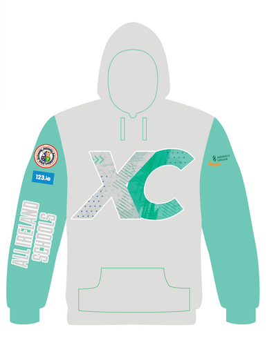 PRE-ORDER All Ireland Schools Cross Country 2024 Hoodie (March 9th Names)