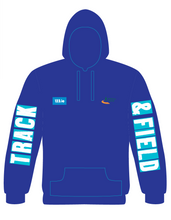 Load image into Gallery viewer, PRE-ORDER National Juvenile B Track &amp; Field Championships and U13-U19 Inter Club Relays 2024 Hoodie (July 20th Names)