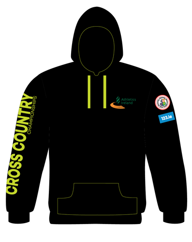 PRE-ORDER All Ireland Schools Cross Country 2025 Hoodie (March 8th Names)